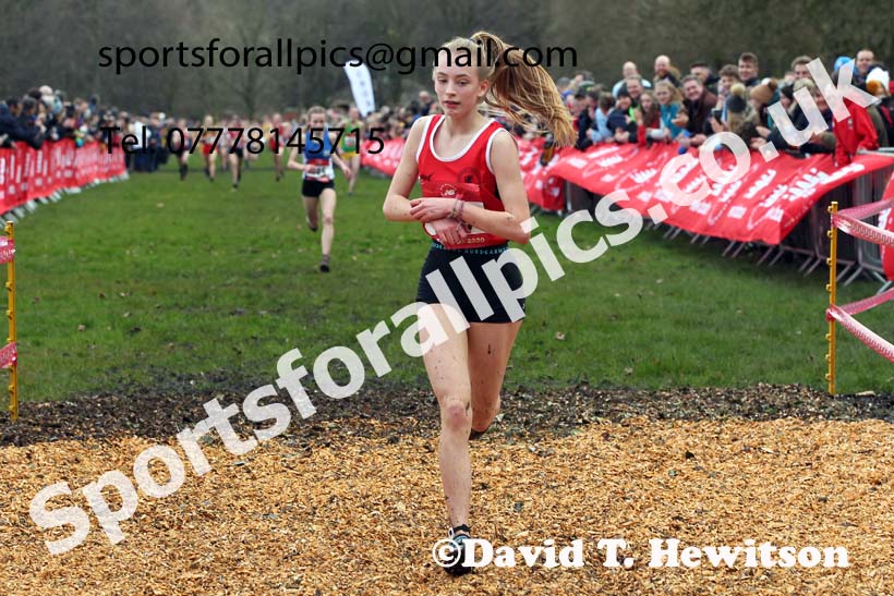Junior girls, 2020 New Balance English Schools Champs., Sefton Park, Liverpool. Photo: David T. Hewitson/Sports for All Pics